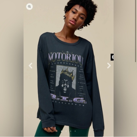 Daydreamer The Notorious B.I.G. Long Sleeve. Size Small. NWOT - Picture 2 of 4
